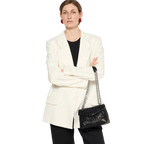 KARL LAGERFELD Structured Handbag – Black
