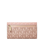 Michael Kors Jet Set Large Signature Logo Tri-Fold Wallet – Blush | Lebanon
