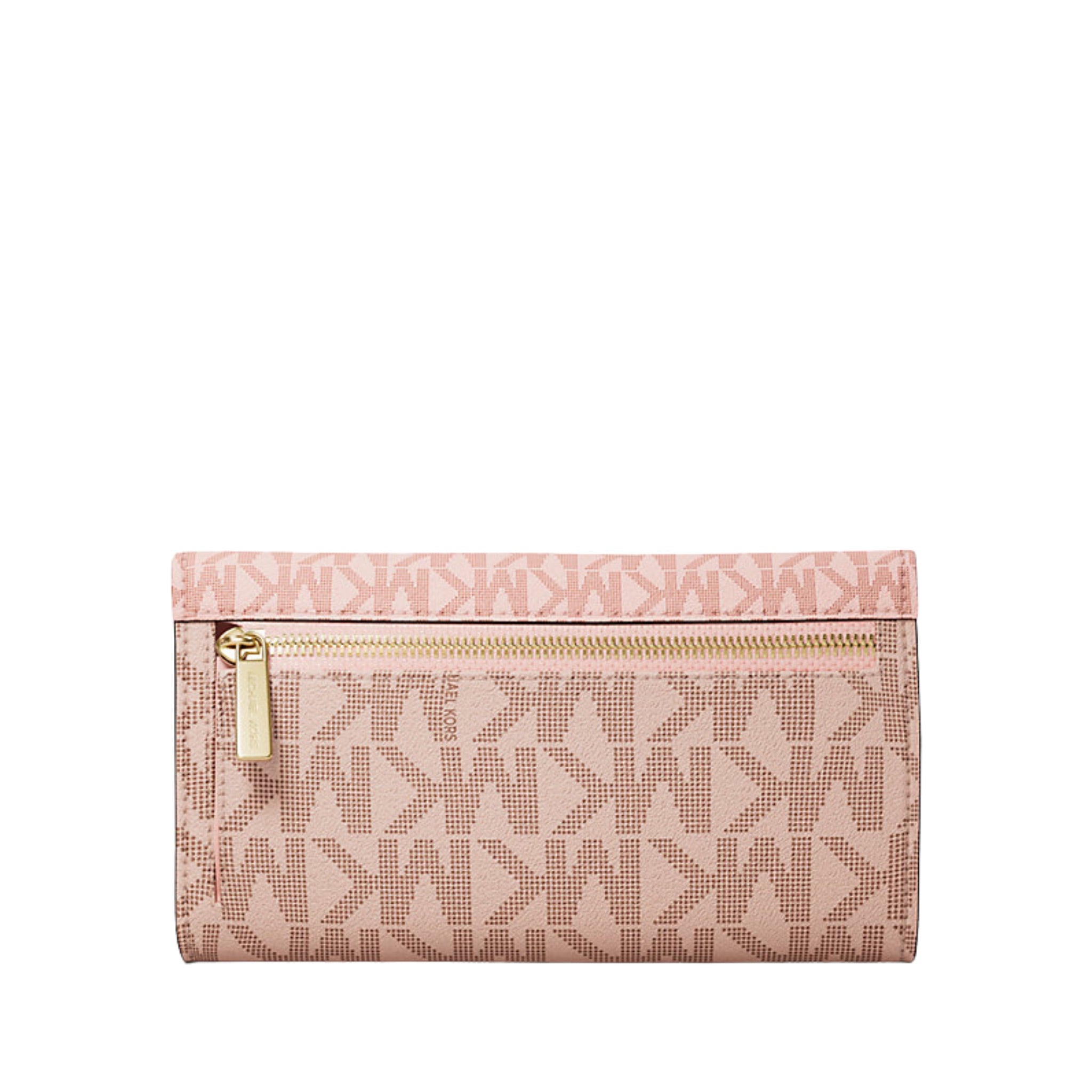 Michael Kors Jet Set Large Signature Logo Tri-Fold Wallet – Blush | Lebanon