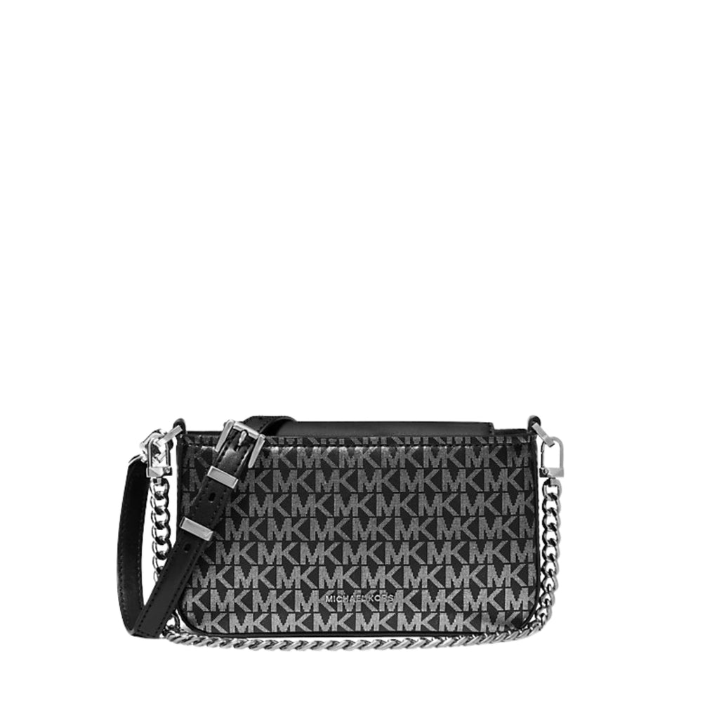 Michael Kors Bryant Small Metallic Signature Logo Convertible Pochette | Lebanon