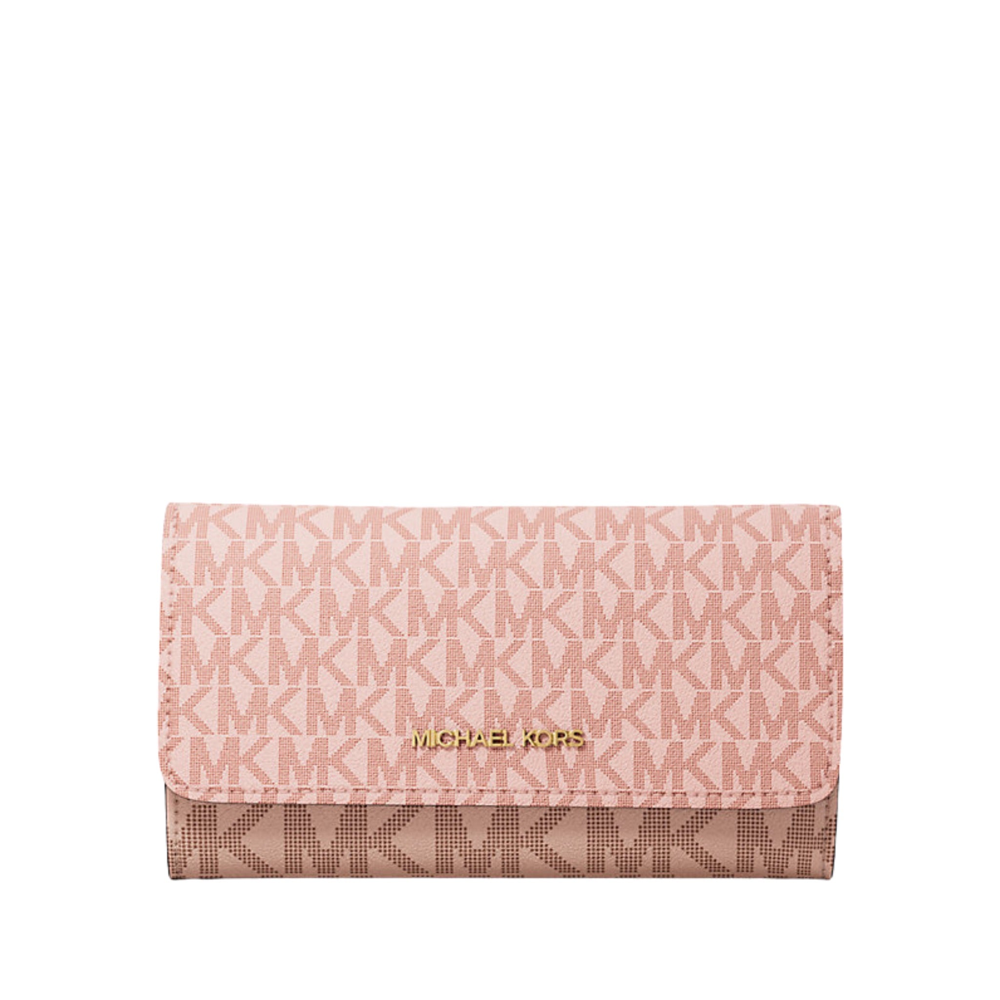 Michael Kors Jet Set Large Signature Logo Tri-Fold Wallet | Lebanon
