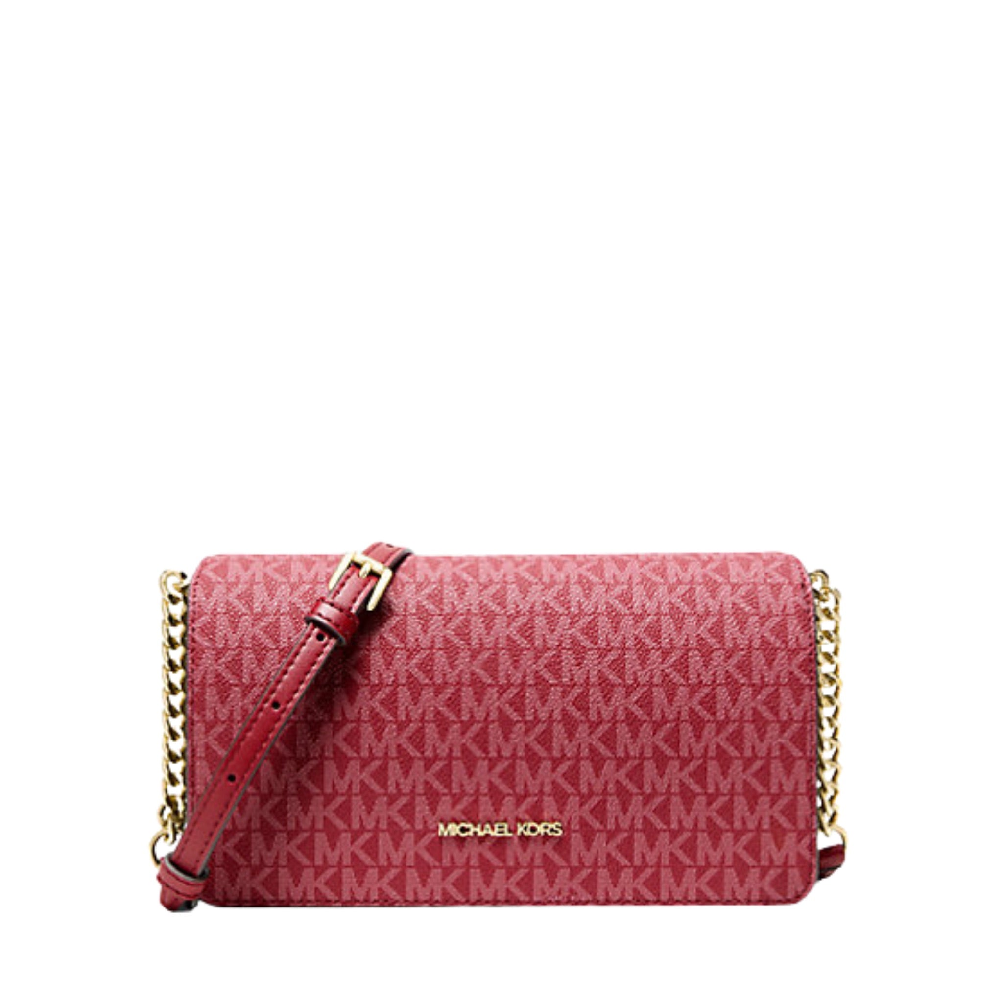 Michael Kors Jet Set Medium Signature Logo Crossbody Bag