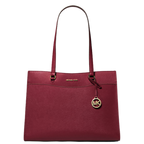 MICHAEL KORS Jet Set Travel Large Saffiano Leather Pocket Tote Bag