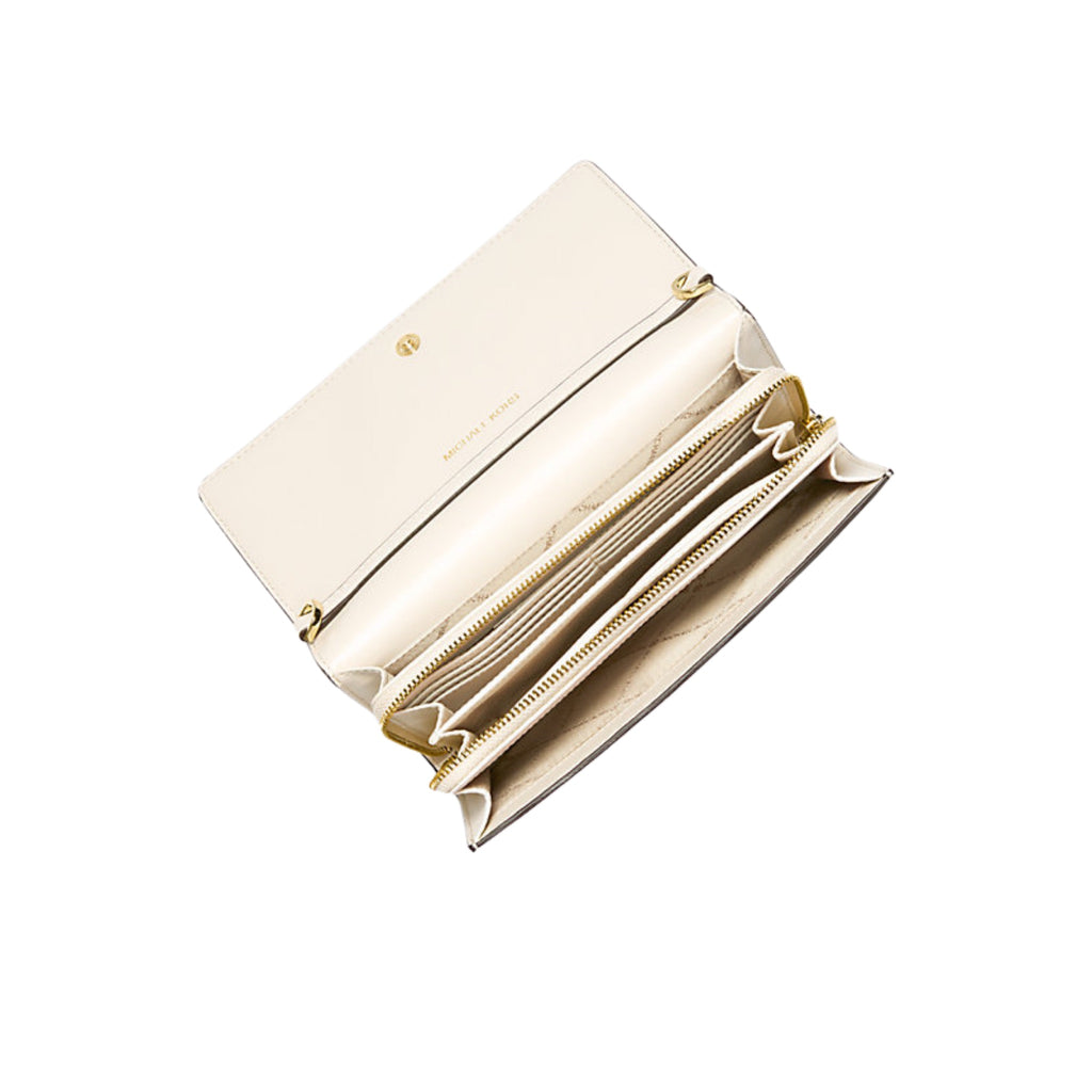 Michael Kors Jet Set Large Leather Crossbody Bag – Cream | Lebanon