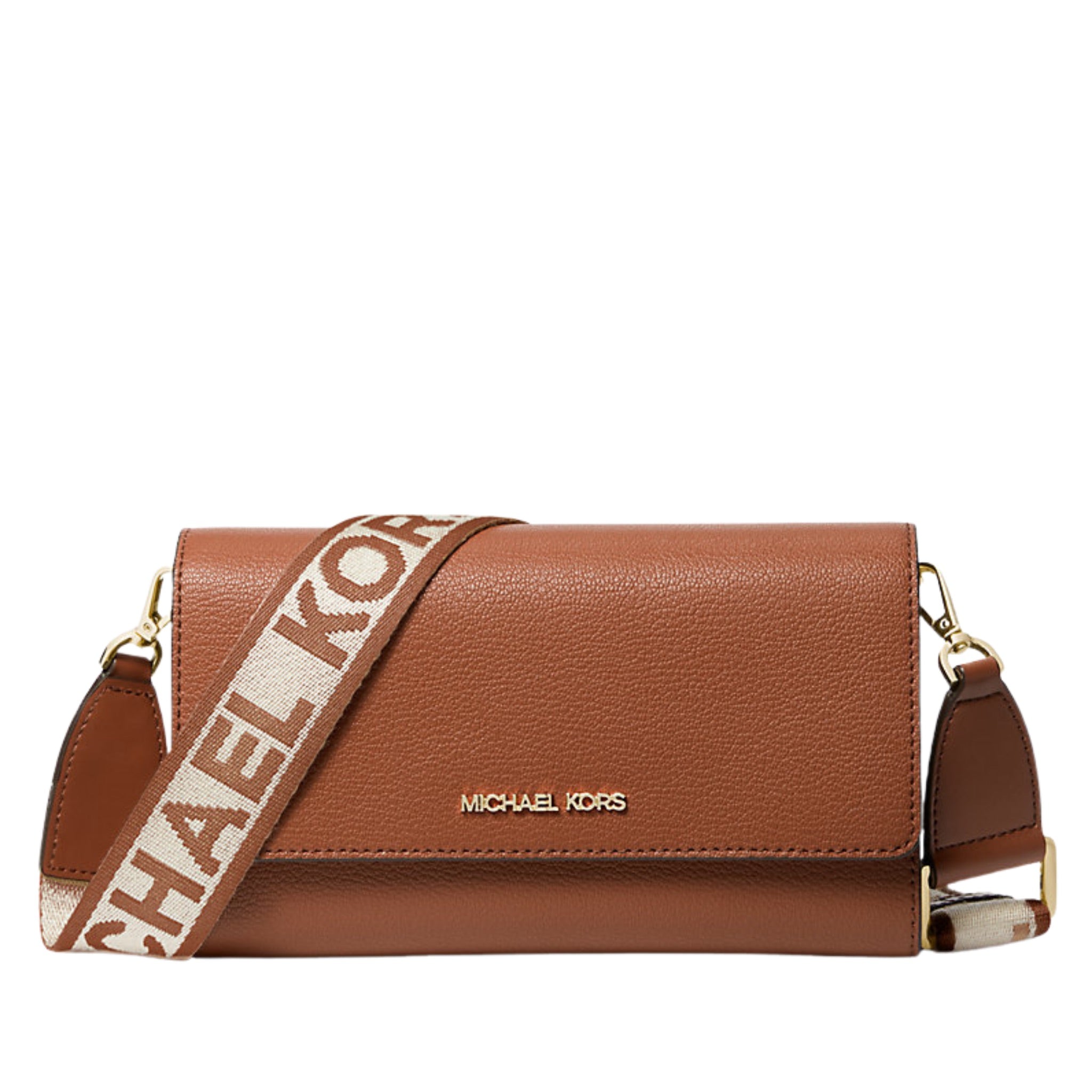 Michael Kors Jet Set Large Leather Crossbody Bag | Lebanon