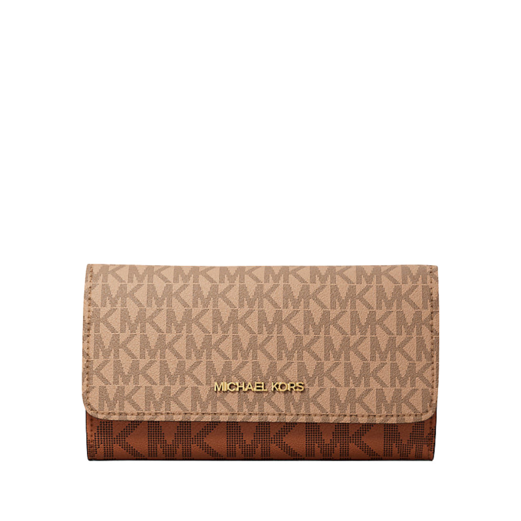 Michael Kors Jet Set Large Signature Logo Tri-Fold Wallet | Lebanon