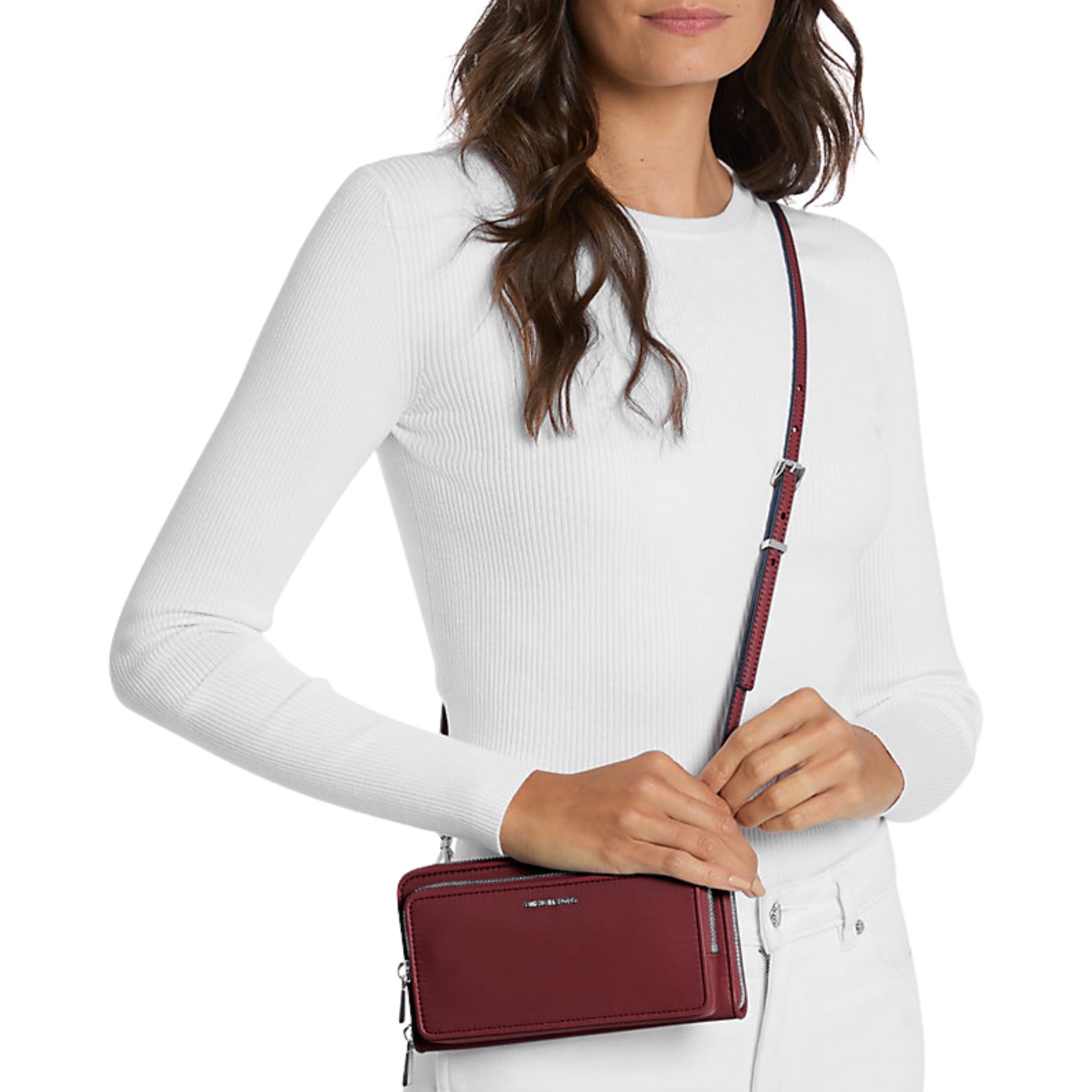 Michael Kors Jet Set Large Nylon Crossbody Bag | Lebanon
