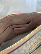 Michael Kors Jet Set Travel Medium Logo Dome Crossbody Bag