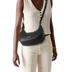 Karl Lagerfeld Ikon Monogram Round Crossbody Bag – Black | Lebanon