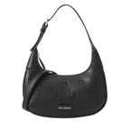Karl Lagerfeld Ikon Monogram Round Crossbody Bag – Black | Lebanon