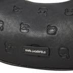 Karl Lagerfeld Ikon Monogram Round Crossbody Bag – Black | Lebanon