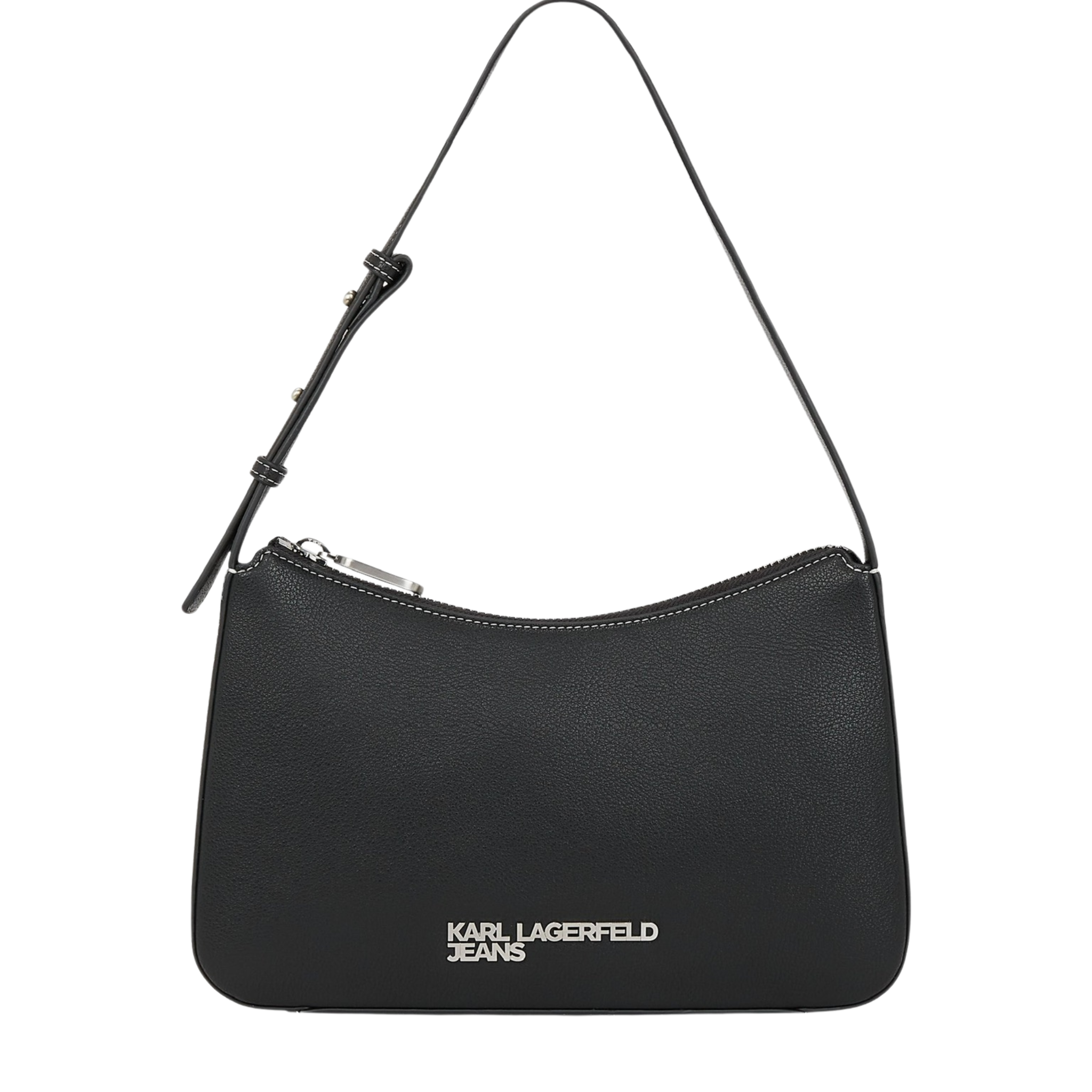 Karl Lagerfeld Jeans LOGO SHOULDER BAG - Handbag - black