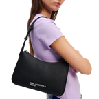 Karl Lagerfeld Jeans LOGO SHOULDER BAG - Handbag - black