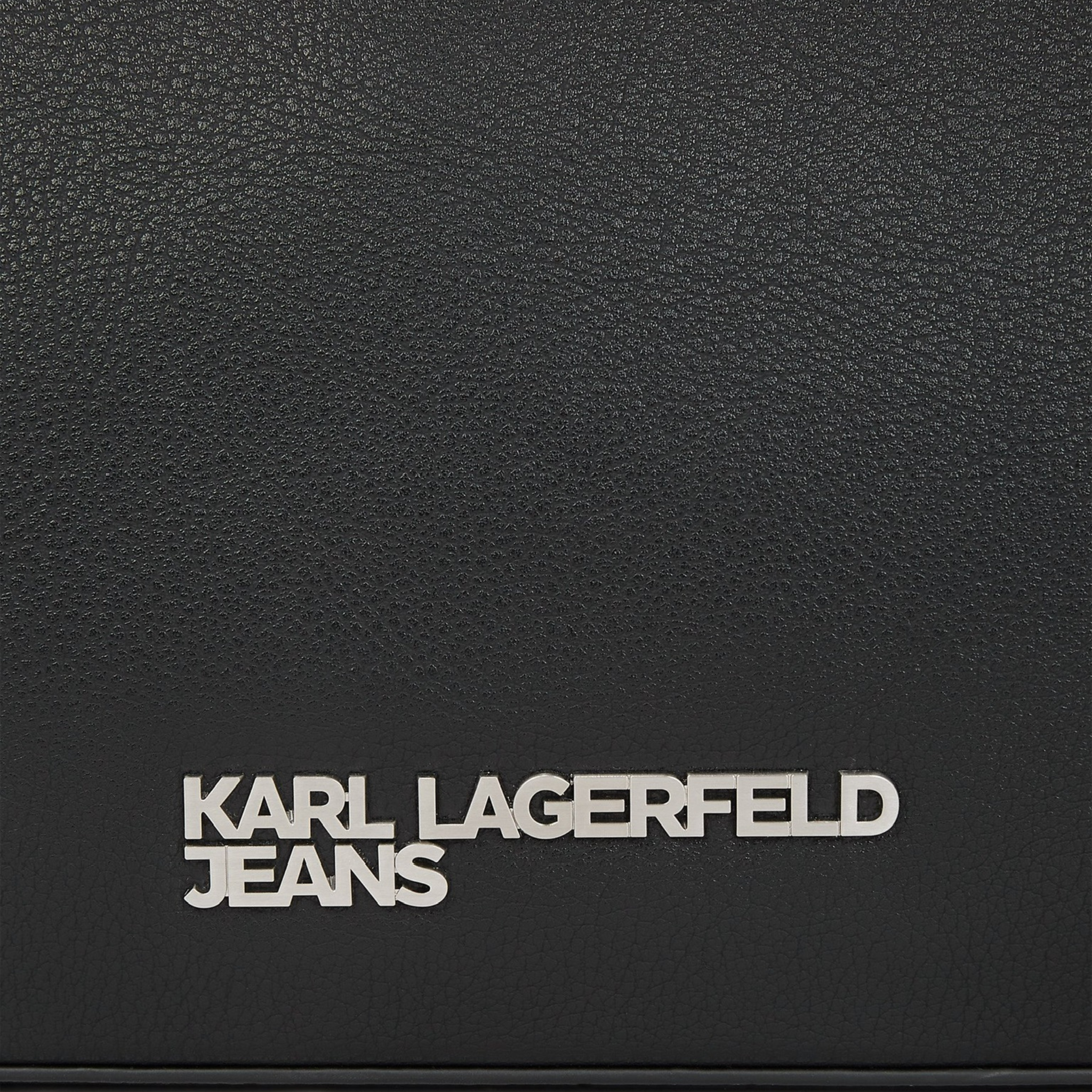 Karl Lagerfeld Jeans LOGO SHOULDER BAG - Handbag - black