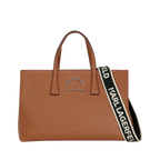 KARL LAGERFELD SATCHEL - Handbag - dark tan