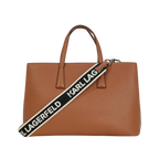 KARL LAGERFELD SATCHEL - Handbag - dark tan