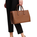 KARL LAGERFELD SATCHEL - Handbag - dark tan