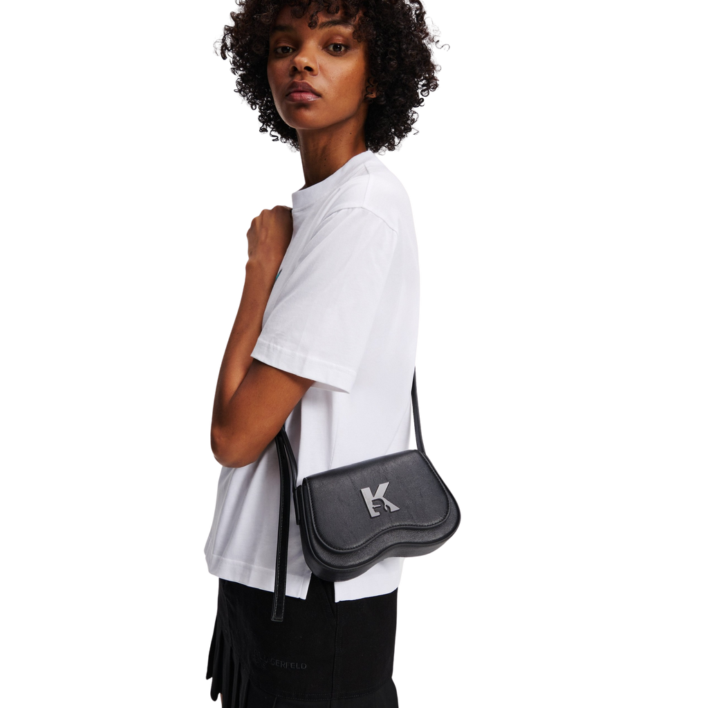 KARL LAGERFELD SUNGLASSES MINI CROSSBODY - Cross body bag - black