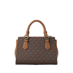 Michael Kors Marilyn Small Signature Logo Messenger Bag Brown - ShopVarn Lebanon