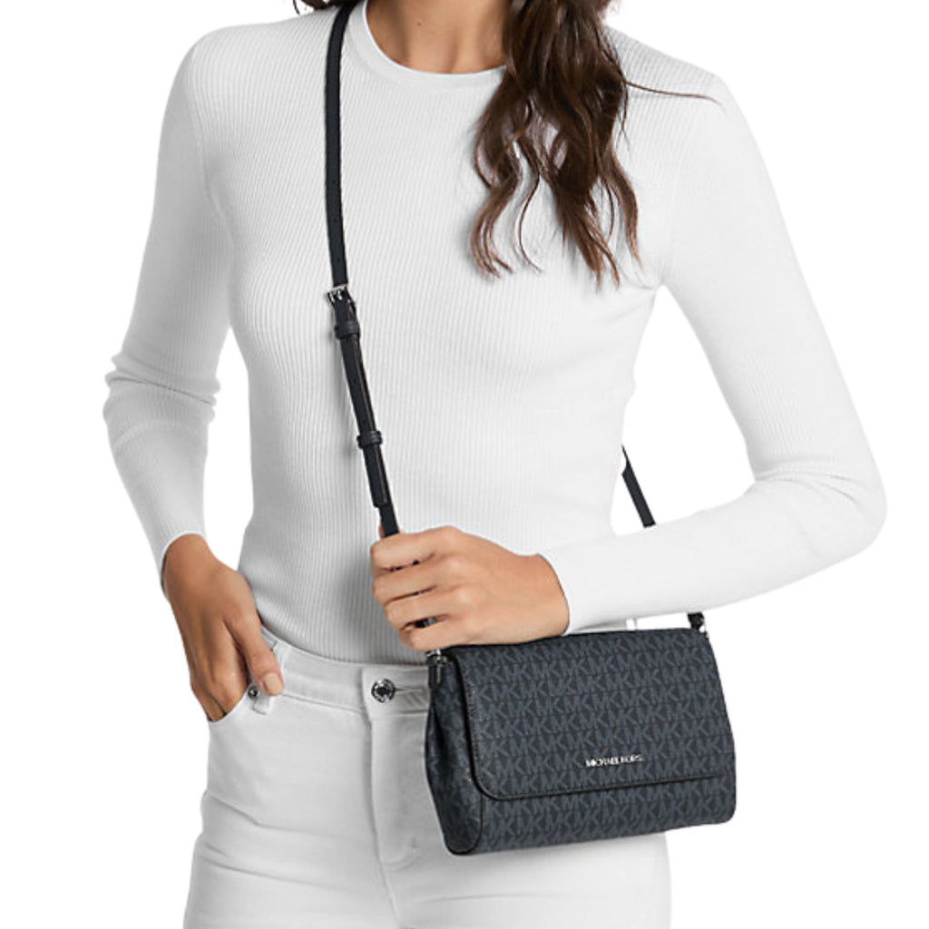 Michael Kors Medium Signature Logo Convertible Crossbody Bag