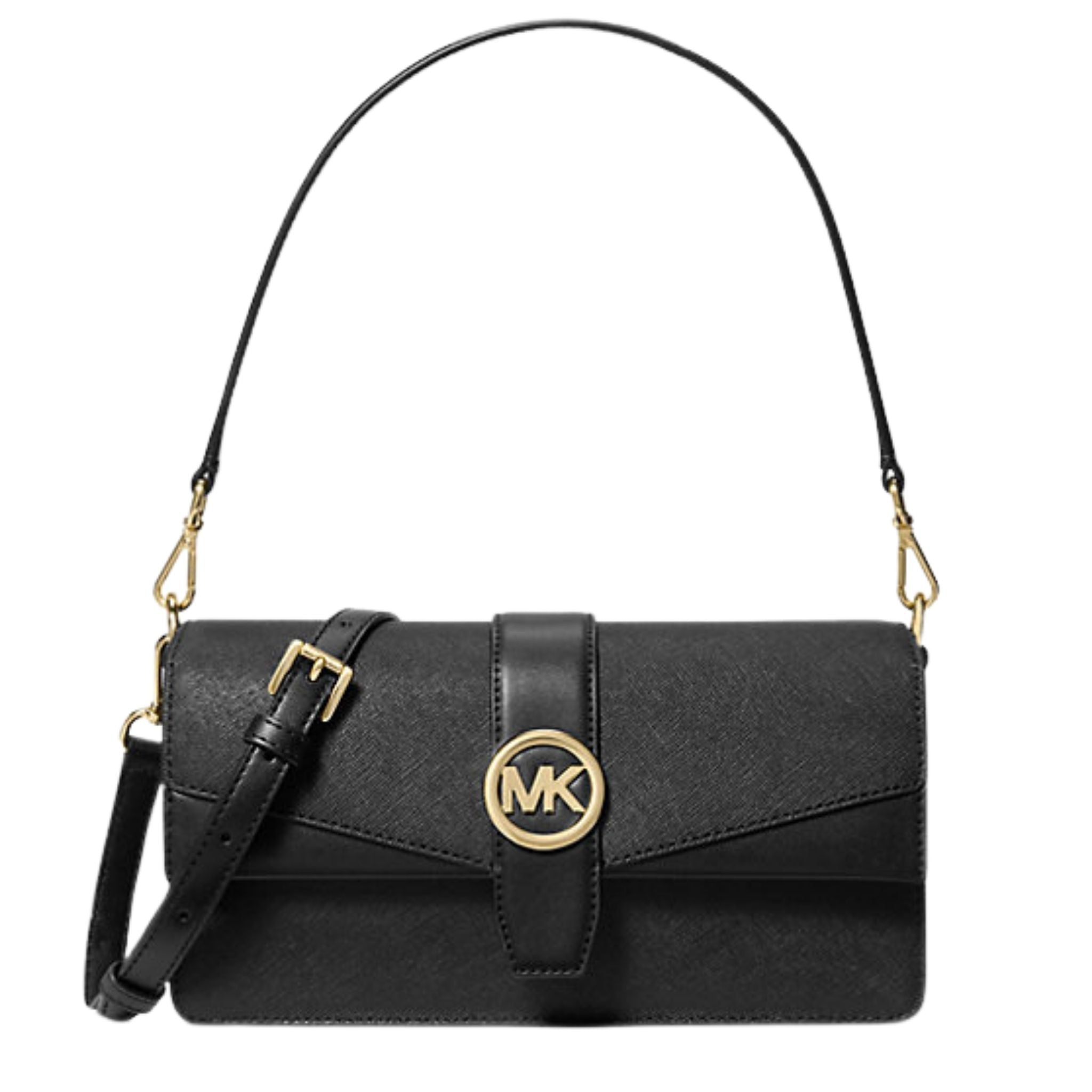 Michael Kors Greenwich Medium Saffiano Leather Shoulder Bag