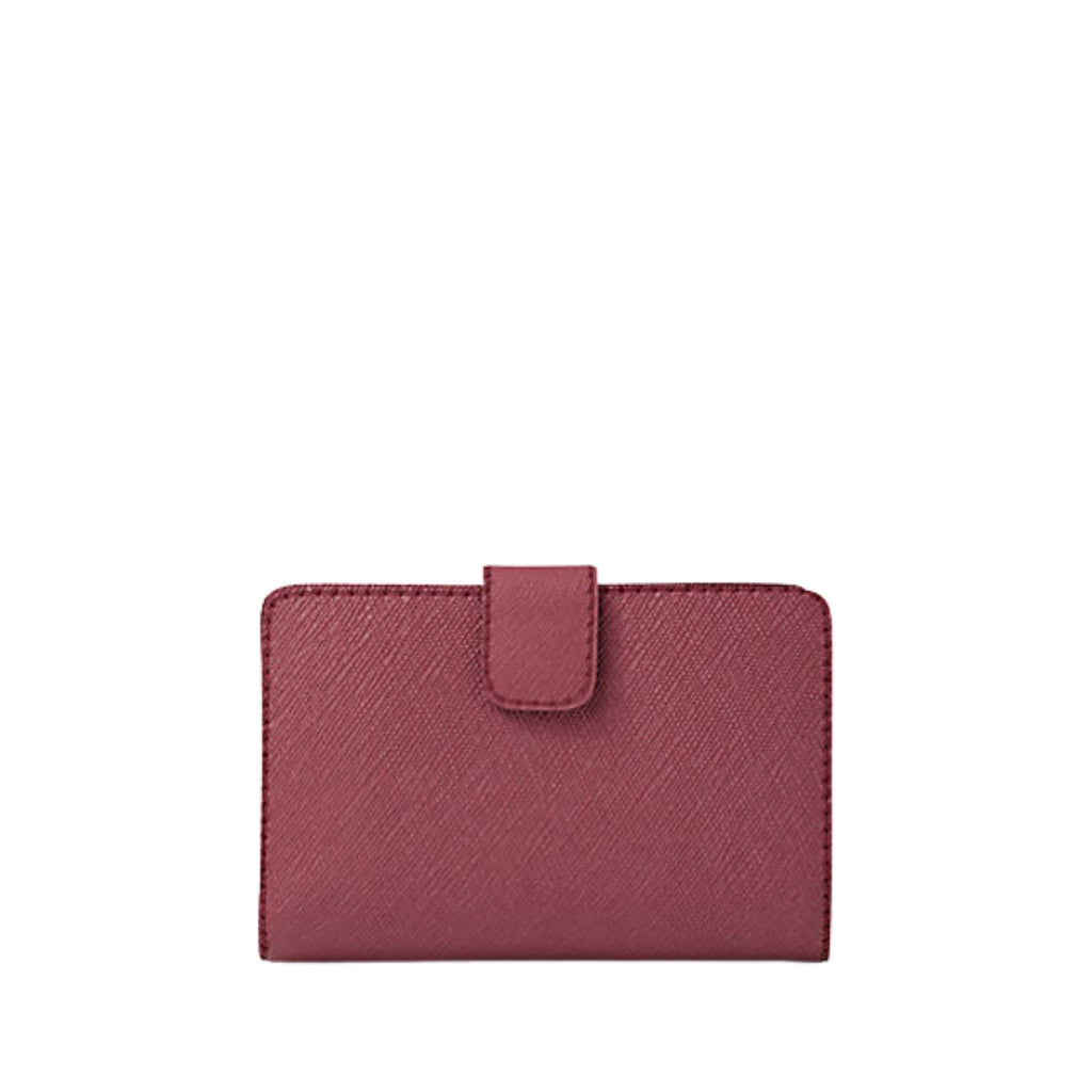 Michael Kors Outlet Medium Crossgrain Leather Wallet