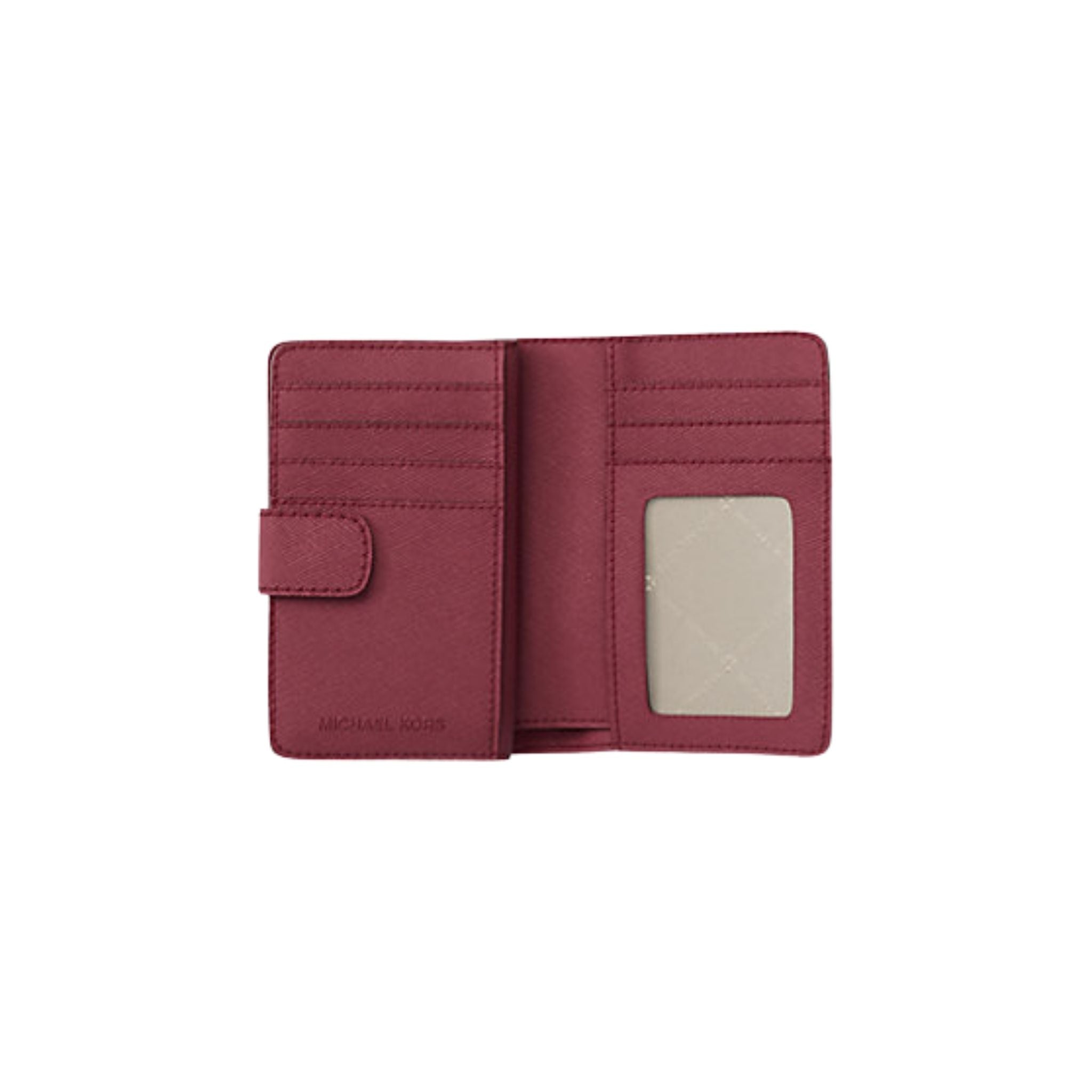 Michael Kors Outlet Medium Crossgrain Leather Wallet