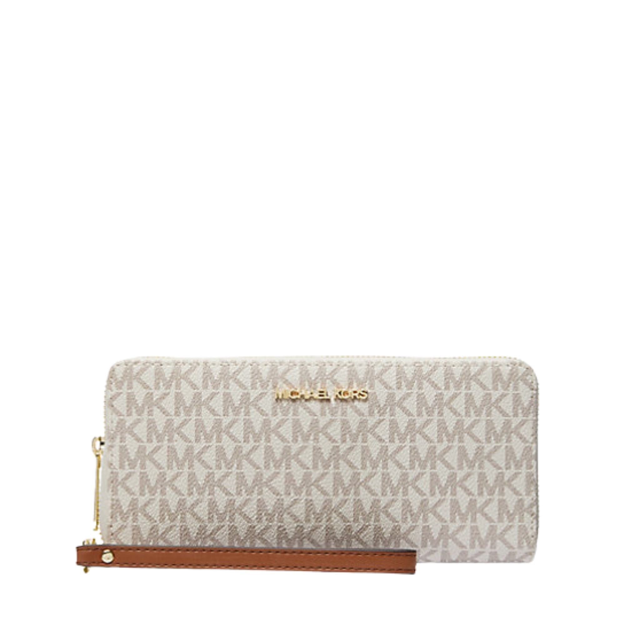 Michael Kors Outlet Jet Set Travel Large Logo Continental Wristlet