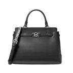 MICHAEL KORS Reed Large Pebbled Leather Tote – Black