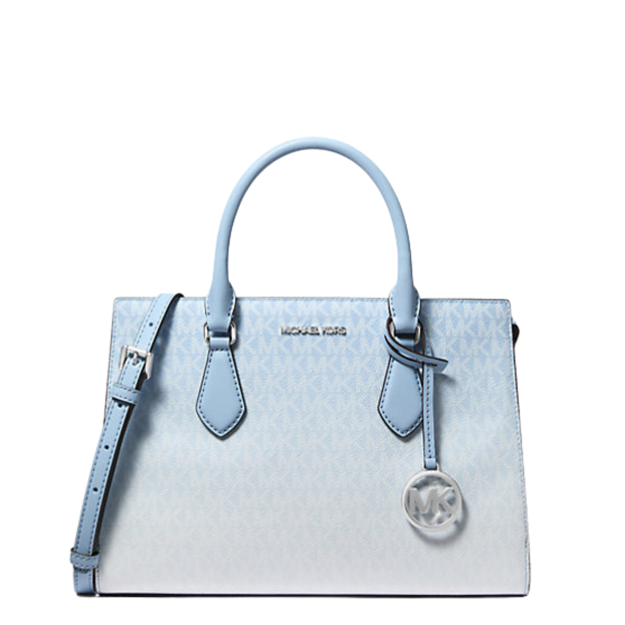 MICHAEL KORS Sheila Medium Ombré Signature Logo Satchel