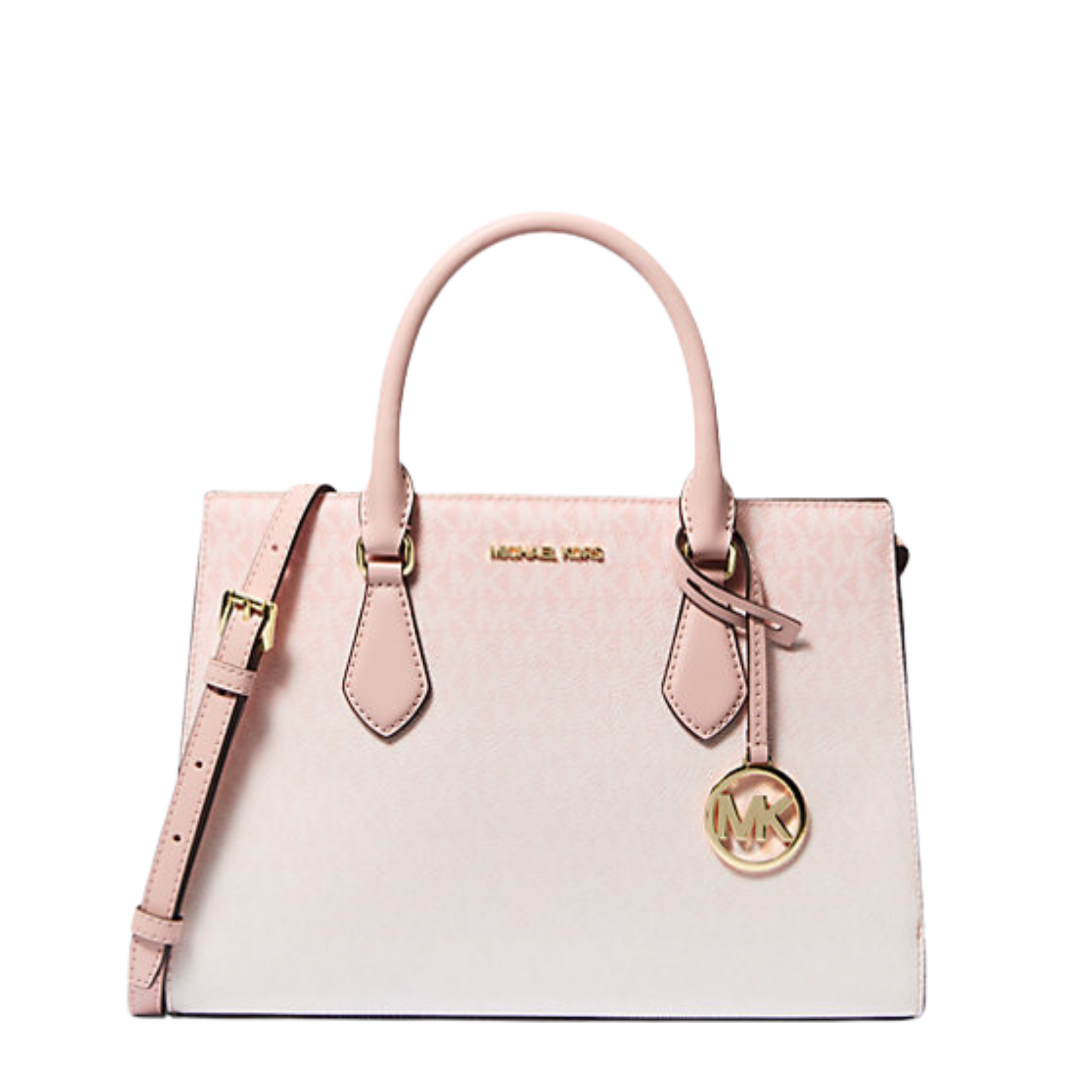 MICHAEL KORS Sheila Medium Ombré Signature Logo Satchel