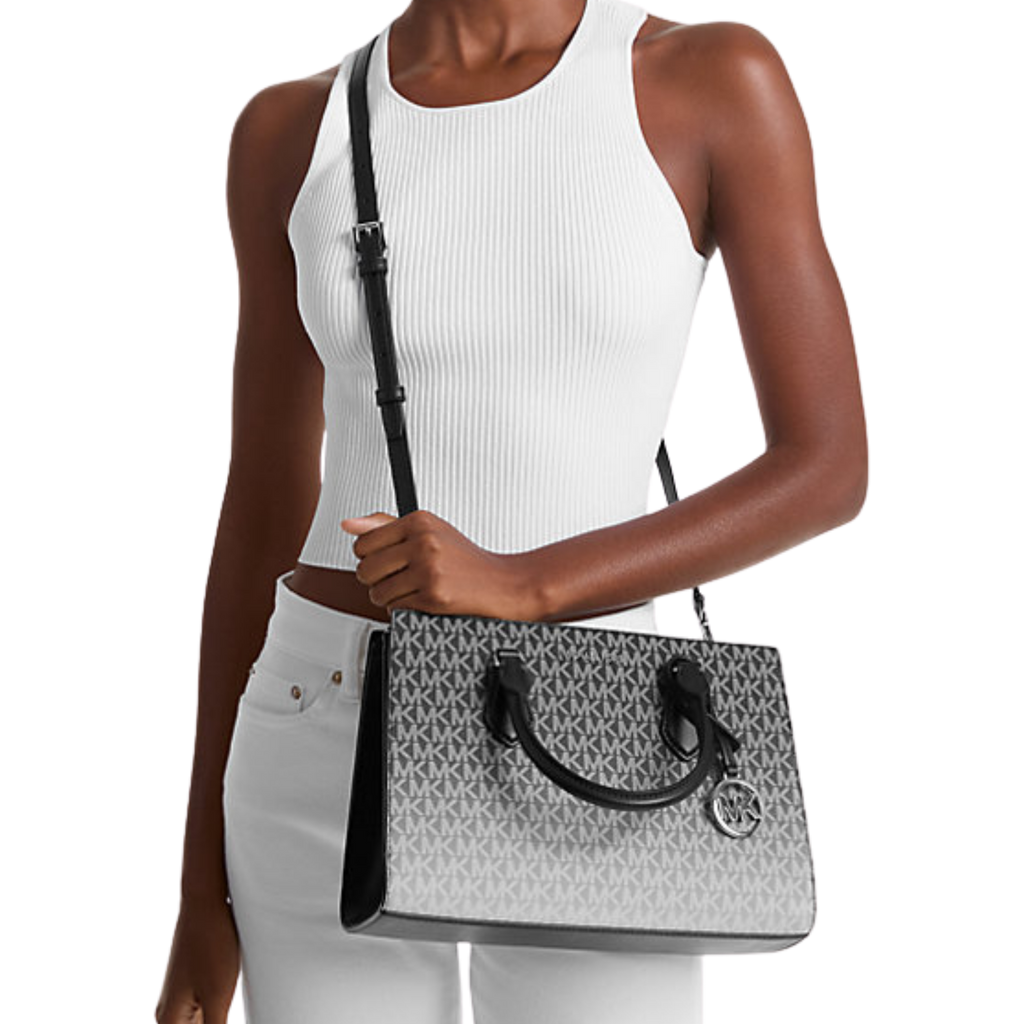 MICHAEL KORS Sheila Medium Ombré Signature Logo Satchel