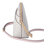Michael Kors Jet Set Travel Medium Logo Dome Crossbody Bag