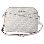 Michael Kors Jet Set Travel Medium Logo Dome Crossbody Bag
